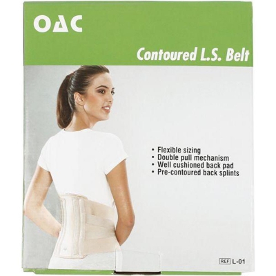 Picture of Tynor OAC Contoured L.S. Belt ( Back Pain Support ) Grey