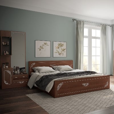 Picture of REGAL Bed CHARLY-BDH-143-1-1-20 (DOUBLE) LB