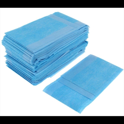 Picture of Plain Rectangular Underpad Sheet 1 Pack 10 pcs Blue
