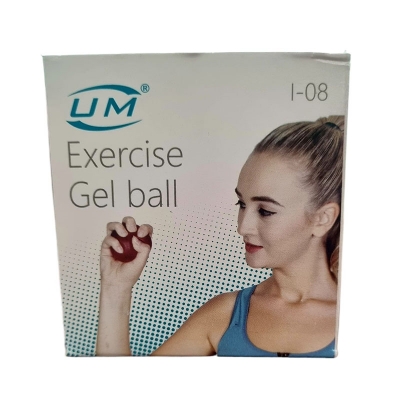 Picture of UM GEL BALL for Wrist Muscles Strengthening and Stress Relief Gel Ball for hand exercise Red