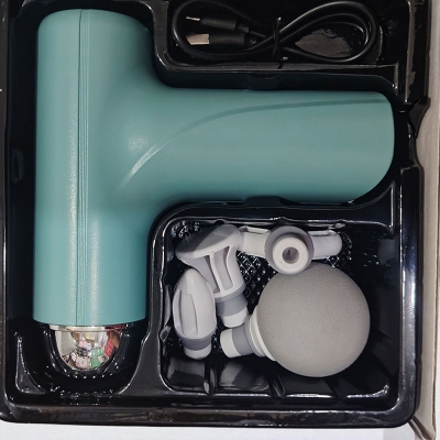 Picture of New Silicon  type Massager gun Multicolor