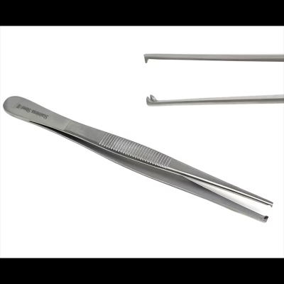 Picture of Thumb Dissecting Forceps Toothed Length : 6" Silver