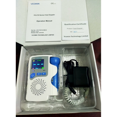 Picture of Vcomin Fetal Doppler rechargeable with 250ml gel Multicolor