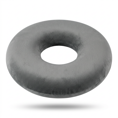 Picture of Donut Orthopedic High Density Seat Cushion Relieves Piles, Lower Back Pain, Coccyx, Sciatica used in Office Chairs, Car Seat Multicolor