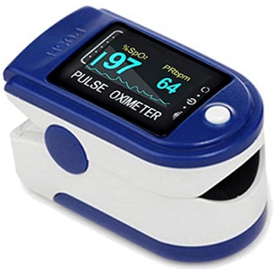 Picture of Finger Pulse Oximeter - OLED - Heart Rate - SpO2 
