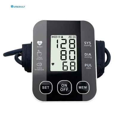 Picture of Digital Blood Pressure Machine Price Medical Sphygmomanometer Arm Pressure Device Bp Monitor Black