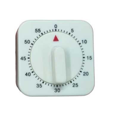 Picture of Kitchen Timer 60 Min Countdown Timer Alarm Mechanical Timer Baking Kitchen Cooking Tool Food Preparation White