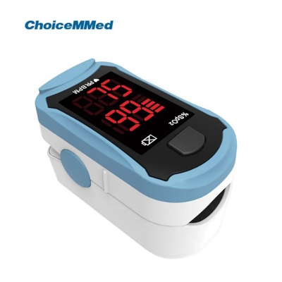 Picture of CHOICEMMED MD300C19 Finger Pulse Oximeter Oxygen Saturation Monitor - Pulse Ox Fingertip o2 Monitor FDA and CE Approved Sky blue
