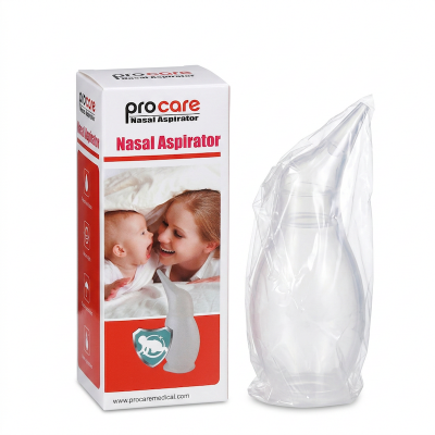 Picture of Baby Nasal Vacuum Mucus Suction Nose Aspirator - Penguin White