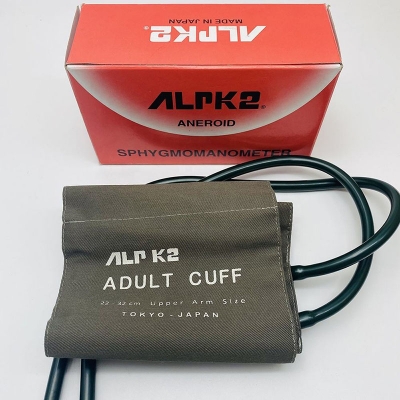 Picture of Manual Type Watch Blood Pressure Monitor ALPK 2 Stethoscope Upper Arm BP Machine Digital Japan Alpk2 Aneroid Sphygmomanometer 