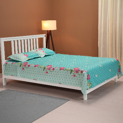 Picture of REGAL Bed Sheet Rose Reverie-315 (Sky Blue)