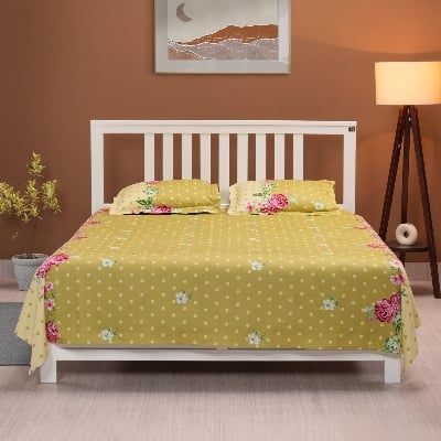 Picture of REGAL Bed Sheet Rose Reverie-315 (Green)