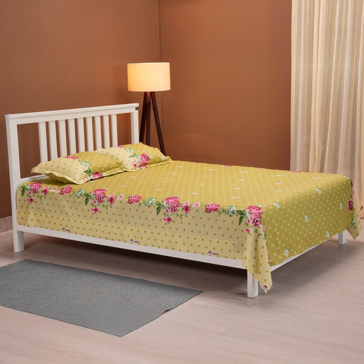 Picture of REGAL Bed Sheet Rose Reverie-315 (Green)