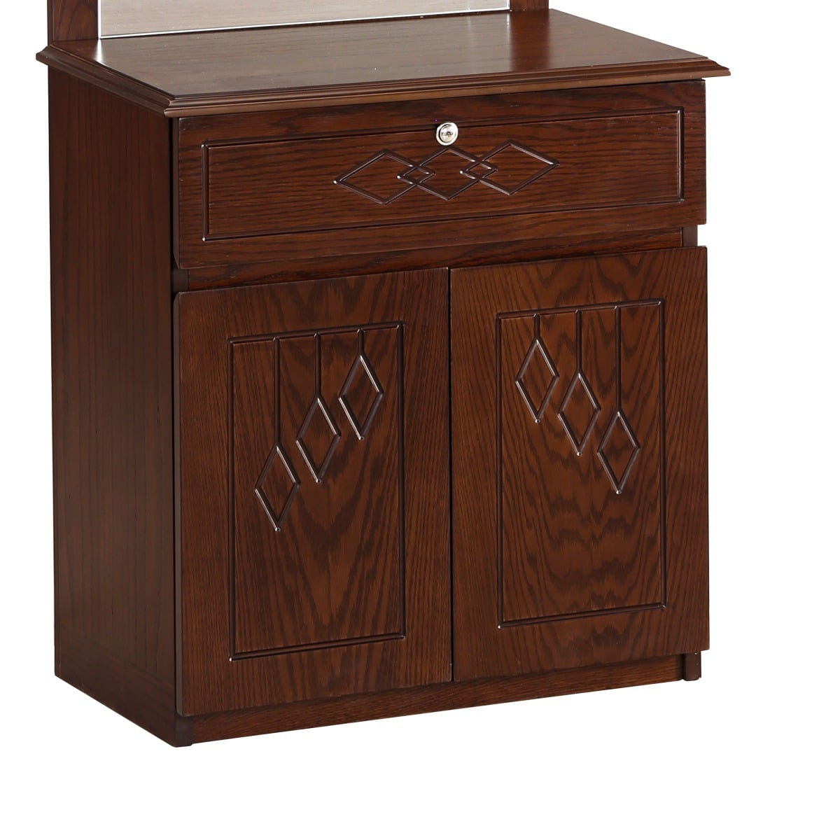 Picture of REGAL Bluebell Wooden Dressing Table Antique DTH-304-3-1-20 (BLUEBELL)