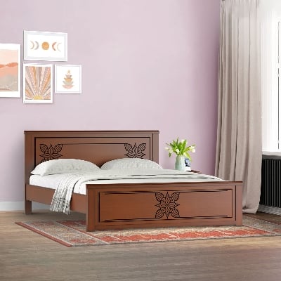 Picture of REGAL Butterfly Wooden King Bed BDH-367-3-1-20 (King)