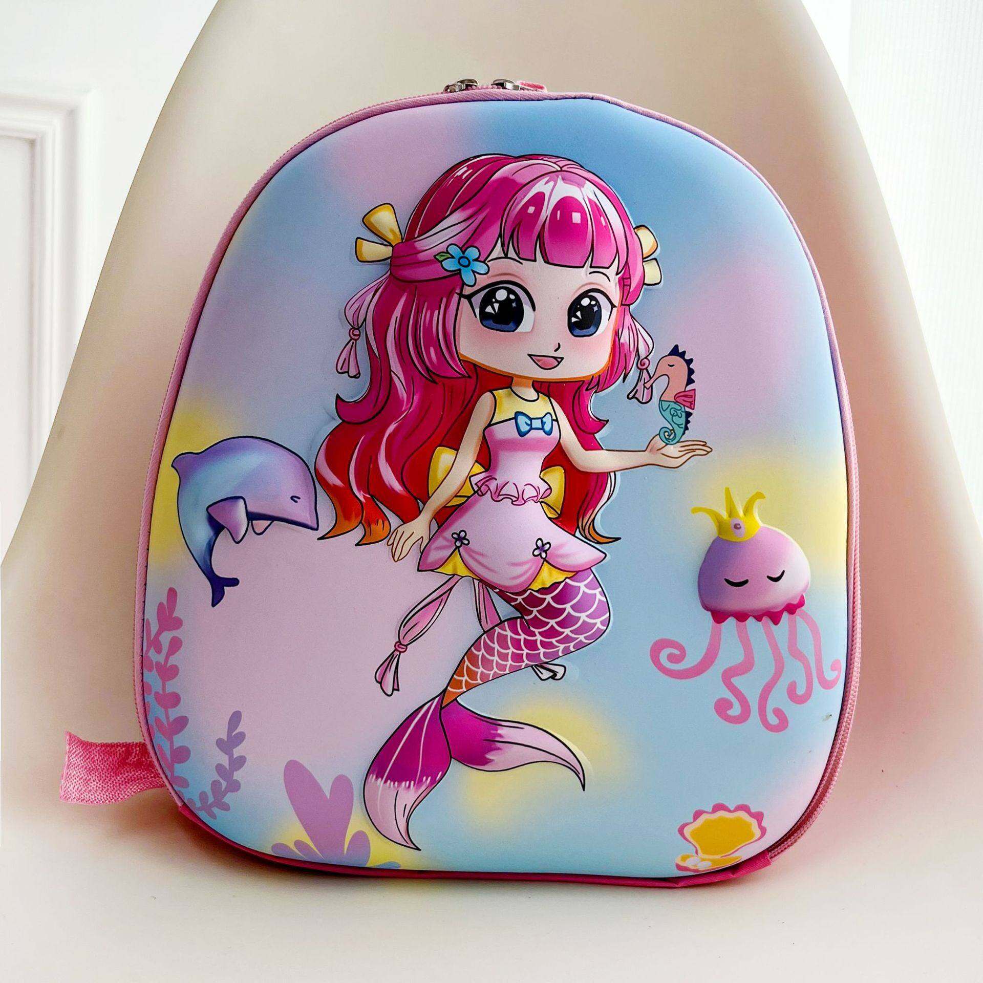Picture of 3D Hard Shell Kids School Travel Bag Kindergarten Small Backpack