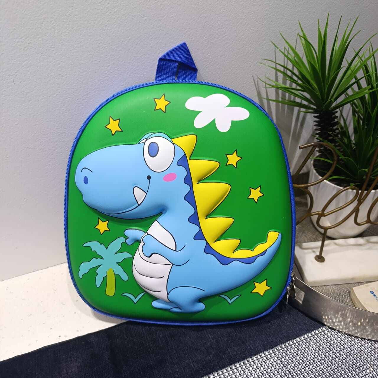Picture of Dinosaur 3D Cute Kindergarten Lightweight backpack for kids with adjustable strap for School use Travel Children Toddlers Daily Use