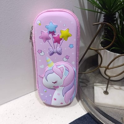 Picture of 3D Hard Shell Pencil Box Spiderman Unicorn