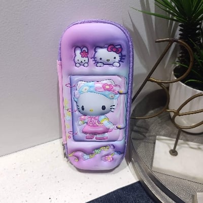 Picture of 3D Hard Shell Pencil Box Spiderman Unicorn