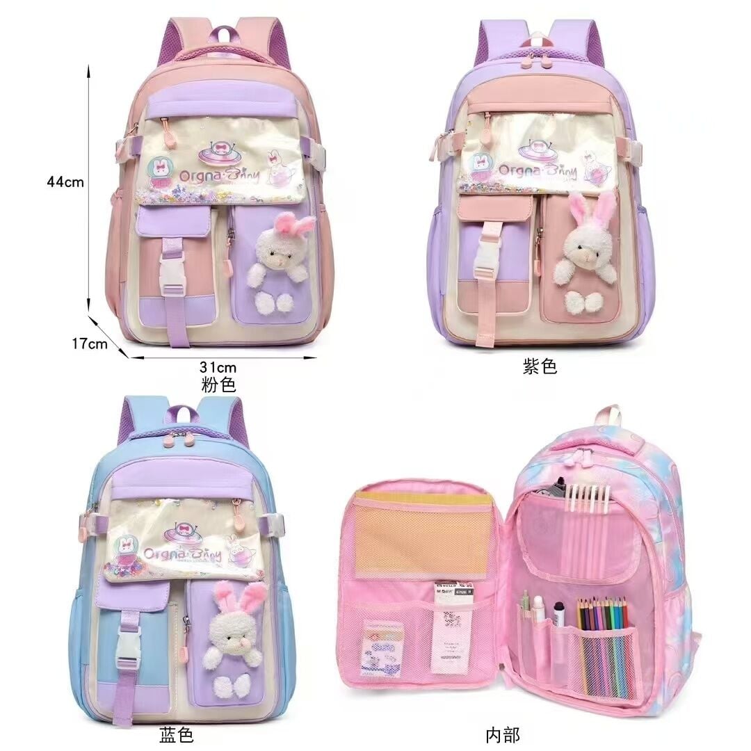 Picture of Kids Backpack for Girls - School Bags for Middle School Students - Book Bag for Elementary Primary