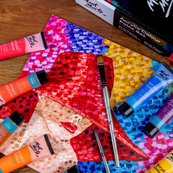 Picture of Mont Marte Signature Acrylic Colour Paint 48pcs Set 36ml Tubes-Multicolor