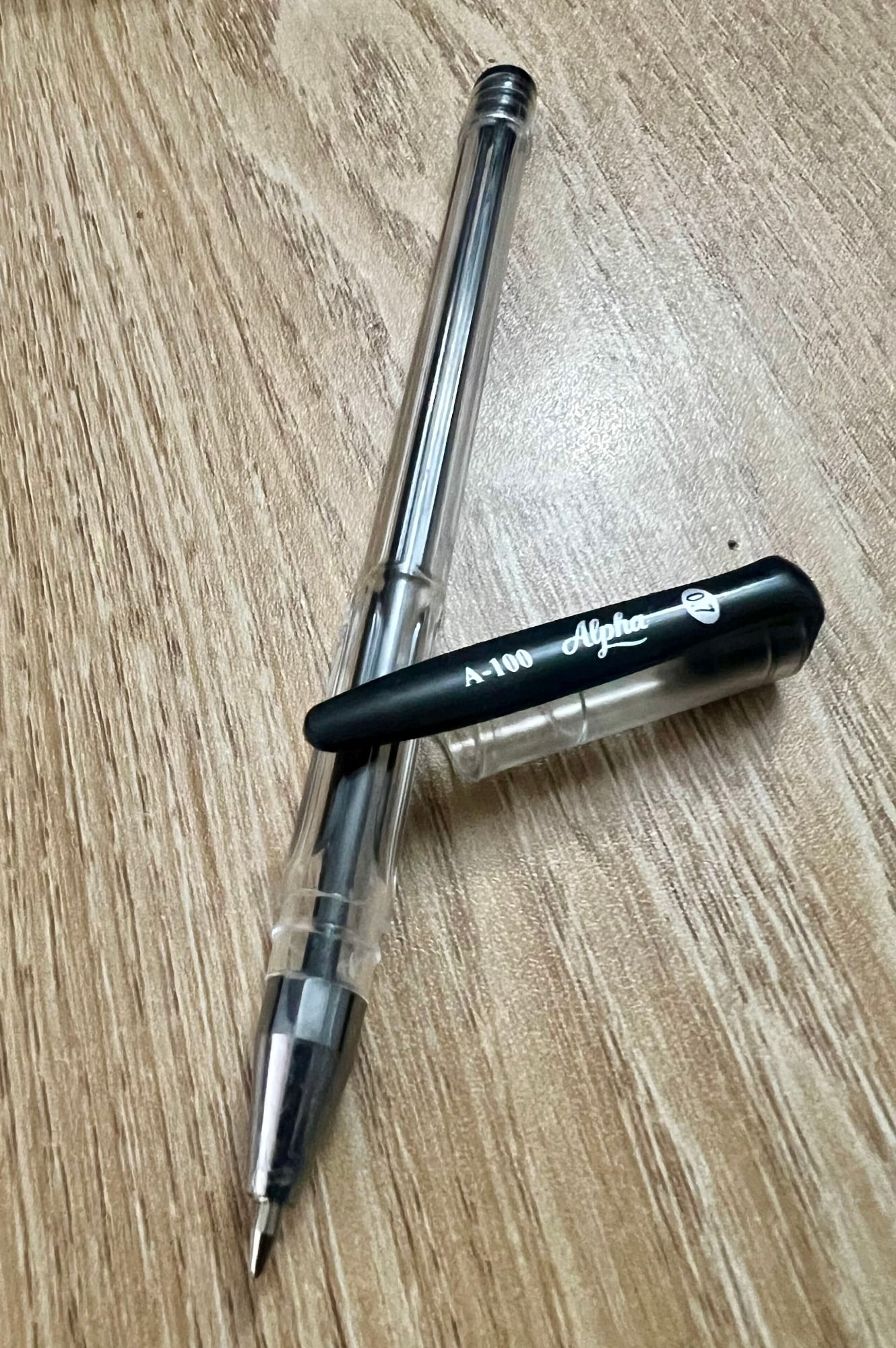 Picture of 5pcs 0.7mm A-100 Alpha Finegrip Super Smooth Ballpoint Pen Black Office Supplies Kids School Stationery Writing Tool-Black