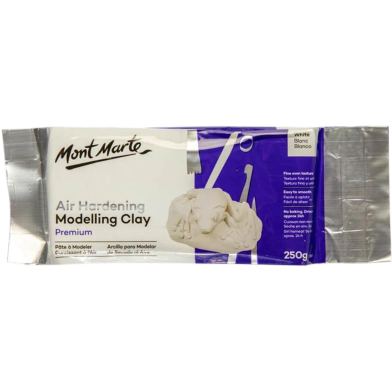 Picture of Mont Marte Air Hardening Modelling Clay 250g - White