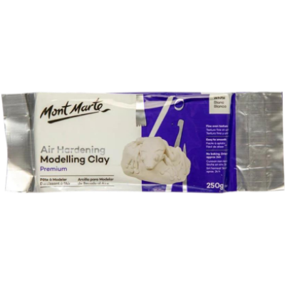 Picture of Mont Marte Air Hardening Modelling Clay 250g - White