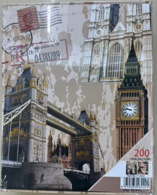 Picture of 200 Photo 6'' Slip in Photo Album Book Image Memory Scrapbook Gift-Multicolor