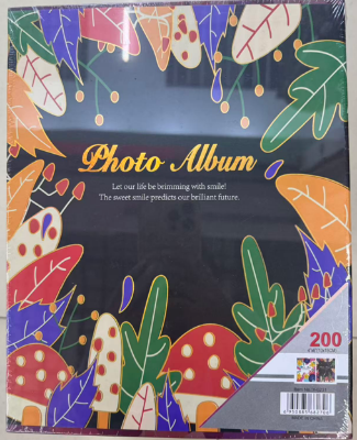 Picture of 200 Photo 6'' Slip in Photo Album Book Image Memory Scrapbook Gift-Multicolor