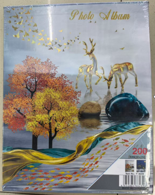 Picture of 200 Photo 6'' Slip in Photo Album Book Image Memory Scrapbook Gift-Multicolor
