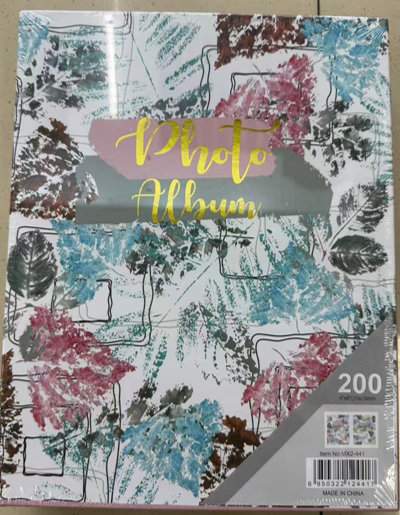 Picture of 200 Photo 6'' Slip in Photo Album Book Image Memory Scrapbook Gift-Multicolor