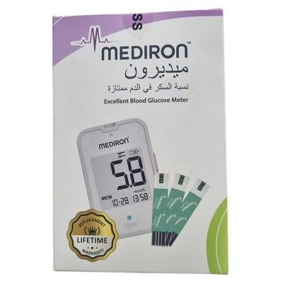 Picture of MEDIRON Excellent Blood Glucose Meter White
