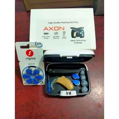 Picture of Axon SS-6300 Hearing Aid best quality with 8 battery Multicolor