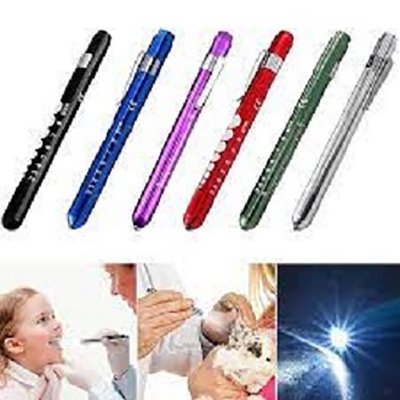 Picture of Medical First Aid LED Pen Light Flashlight Torch Doctor Nurse ENT Emergency Use Torch Light Blue