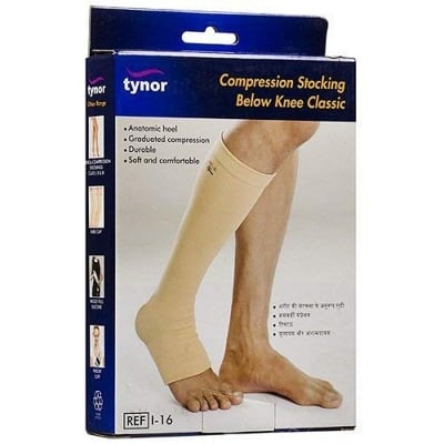 Picture of Tynor Compression Stocking(High Quality,Durable,Open Toe)-Below Knee 