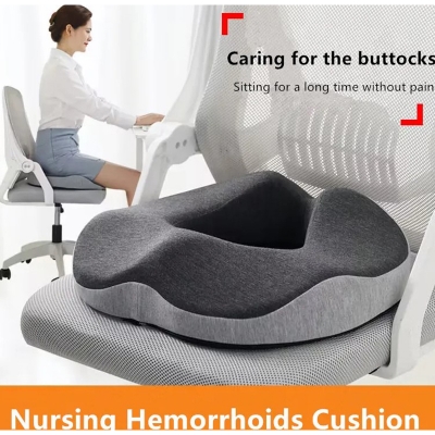 Picture of Sciatica Tailbone Bed Sores Donuts Shape Sitting Pain Relief Seat Cushion Multicolor
