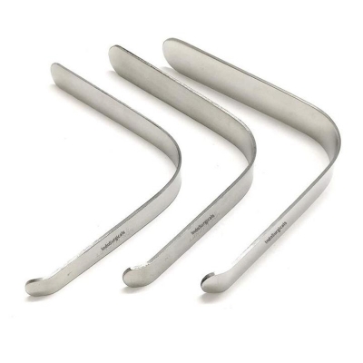 Picture of Stainless Steel L-Shape Tongue Depressor (Set of 3 Pieces) 