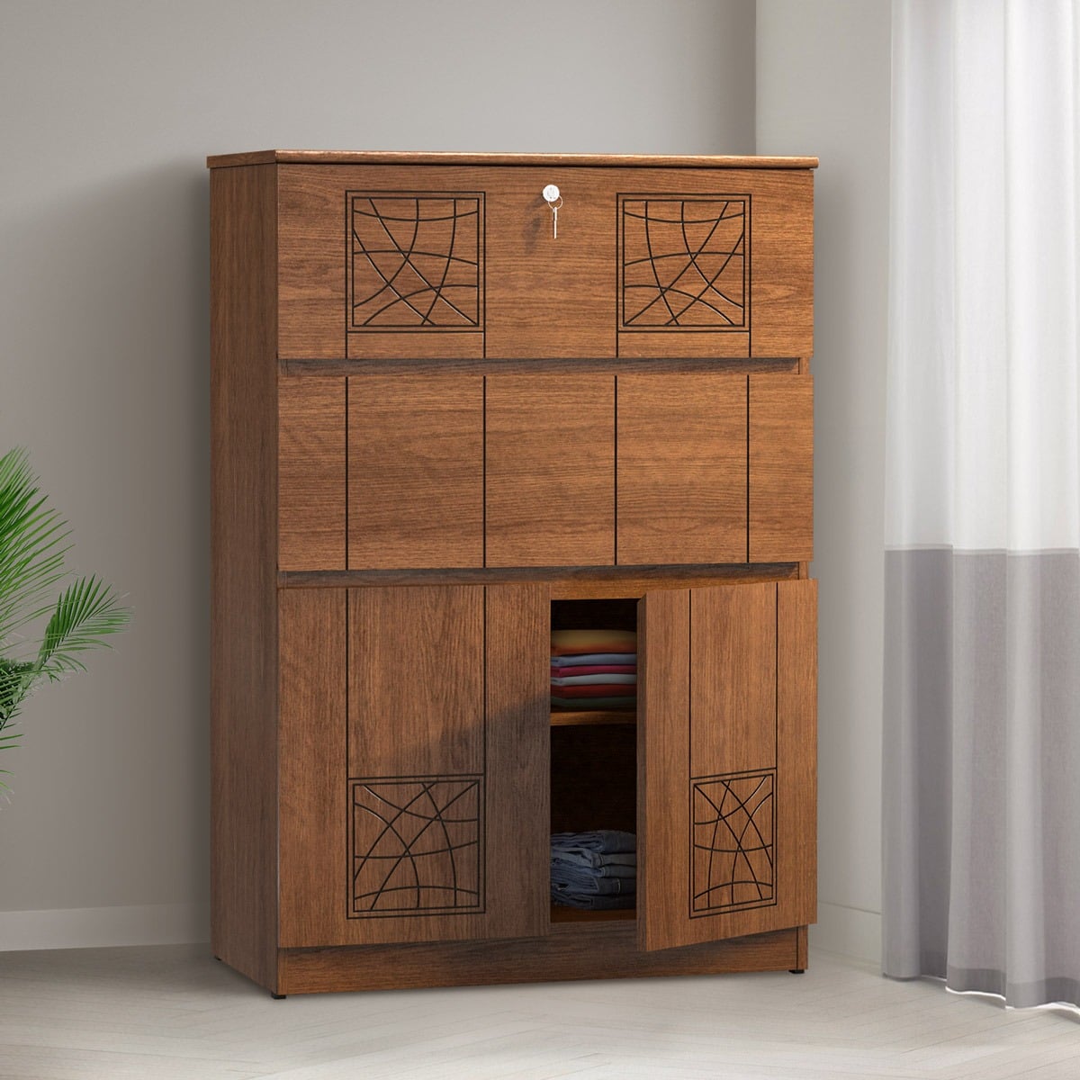 Picture of REGAL Chest of Drawer CHEVRON CDH-145-1-1-20