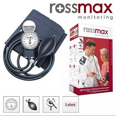 Picture of Rossmax Blood Pressure Machine & Stethoscope Set Black