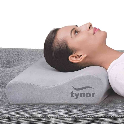Picture of TYNOR Contoured Cervical Pillow, Grey, Universal Size, 1 Unit Grey