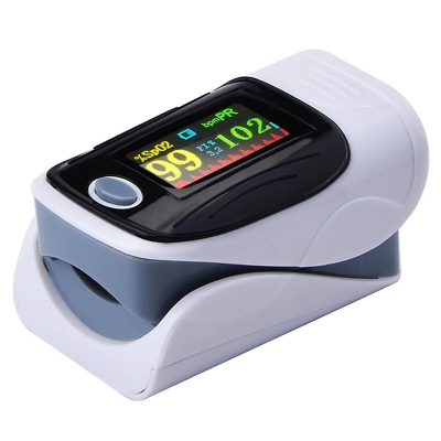 Picture of Oximeter Finger Clip Oximeter Finger Pulse Monitor Oxy Saturation Monitor Heart Rate Meter 