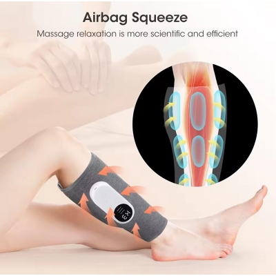 Picture of Air Compression Massager with Heat, Cordless Leg Massager for Circulation and Pain Relief Multicolor