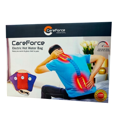 Picture of Careforce Electric Hot Water Bag Pain Remover (Guarantee 2 Year) Multicolor