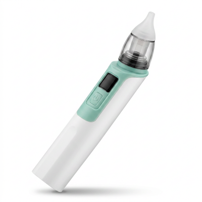 Picture of Rechargeable Baby Nose Cleaner Silicone Adjustable Suction Electric Child Nasal Aspirator Health Safety Convenient Low Noise Multicolor