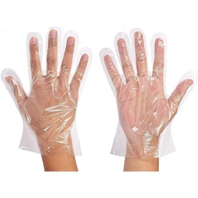 Picture of Poly Hand Gloves 100 pcs White