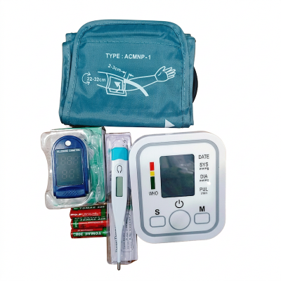 Picture of Digital bp mechine ,Digital thermometer and pluse oxymeter 3 combo White