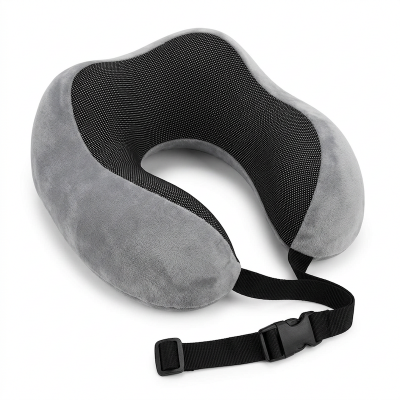 Picture of Travel  Neck Cushion Soft Foam BRAVO Silver