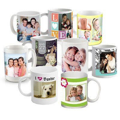Picture of Customized / Personalised Chaina Mug with Photo, Image, Text. (creat your own) - Coffee Mug. (Birthday, Anniversary, Love, Friendship, Corporate, etc.) Multicolor