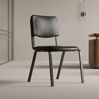 Picture of REGAL Visitor Chair Black CFV-235-6-1-66-ELLIPTICAL